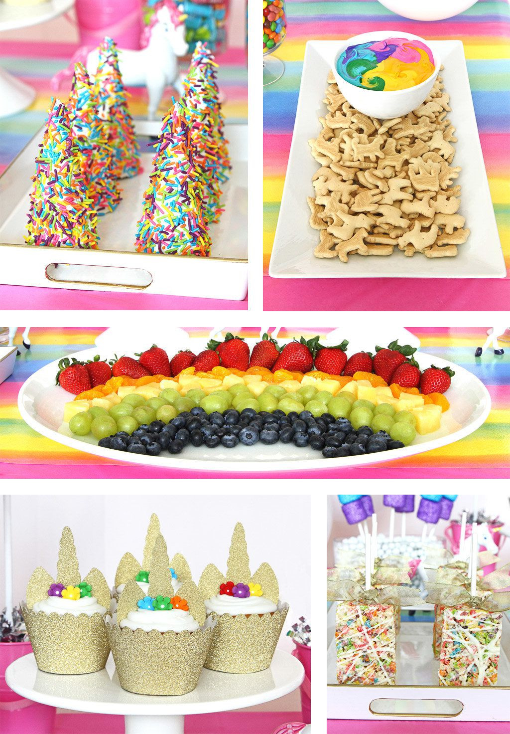 Party Ideas Unicorn Food Glass
 Unicorn & Rainbow Party Ideas