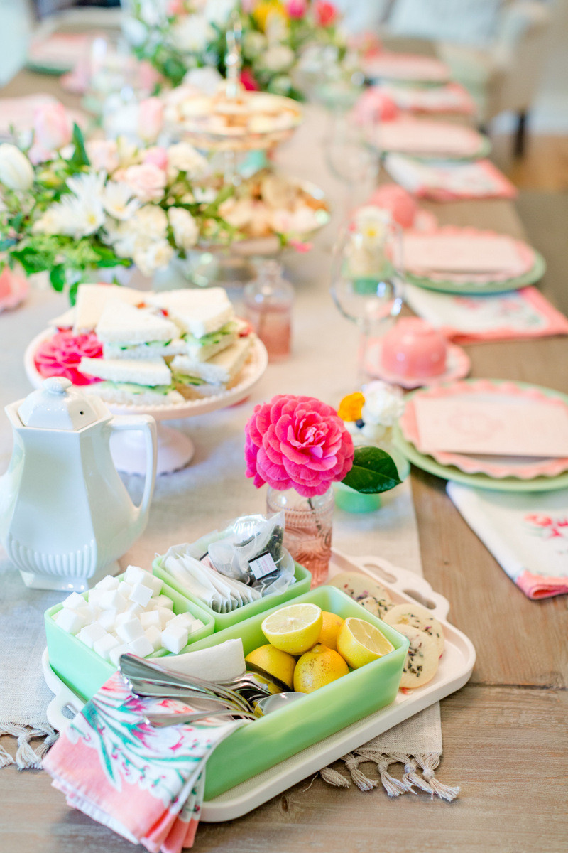 Party Tea Food Ideas
 How to Host a La s Tea Party – Jenny Cookies