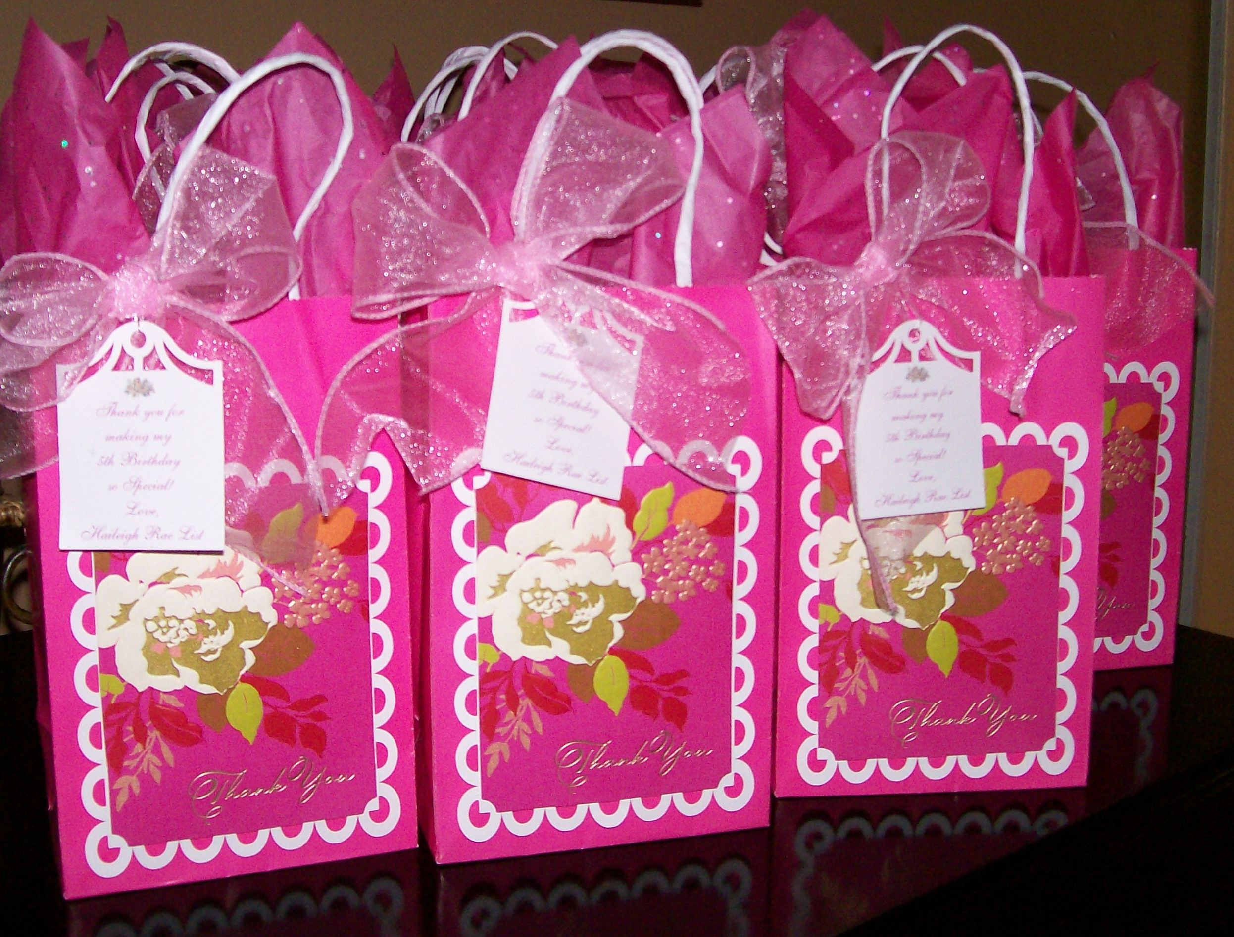 Party Thank You Gift Ideas
 Little Girls Tea Party Thank you for ing to my party