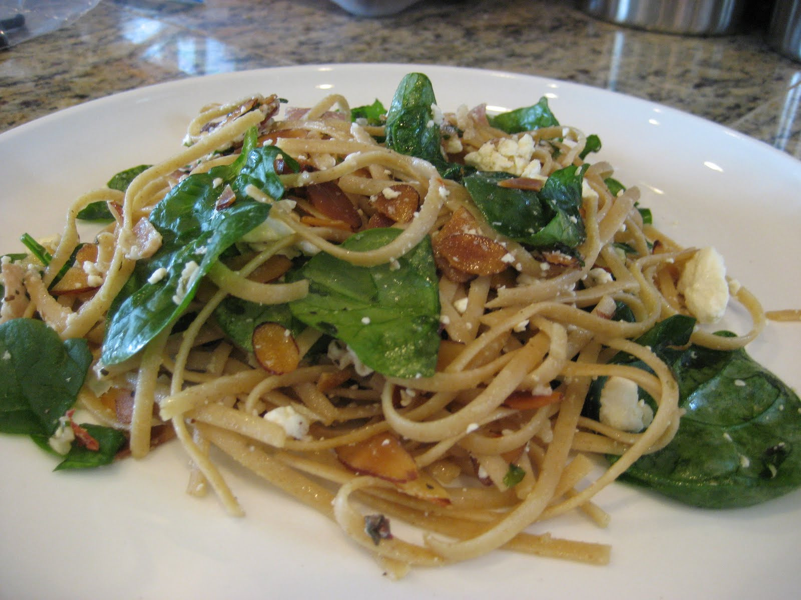Pasta Main Dishes
 FOR THE LOVE OF FOOD Main Dish or Side Dish Cold Spinach