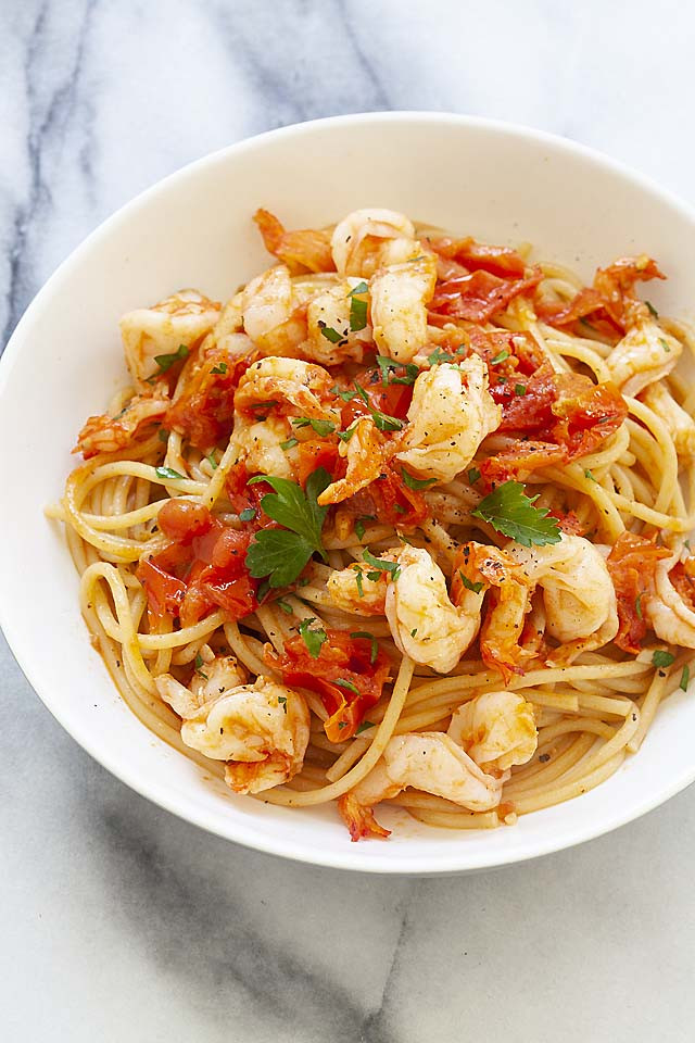 Pasta Recipes With Shrimp
 Italian Shrimp Pasta Easy and Delicious Rasa Malaysia
