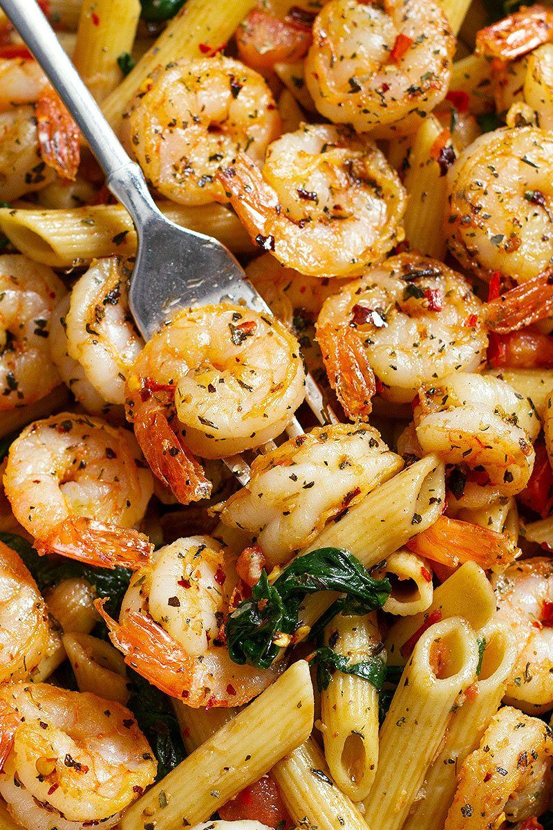 Pasta Recipes With Shrimp
 Shrimp Pasta Recipe with Tomato and Spinach – Best Shrimp