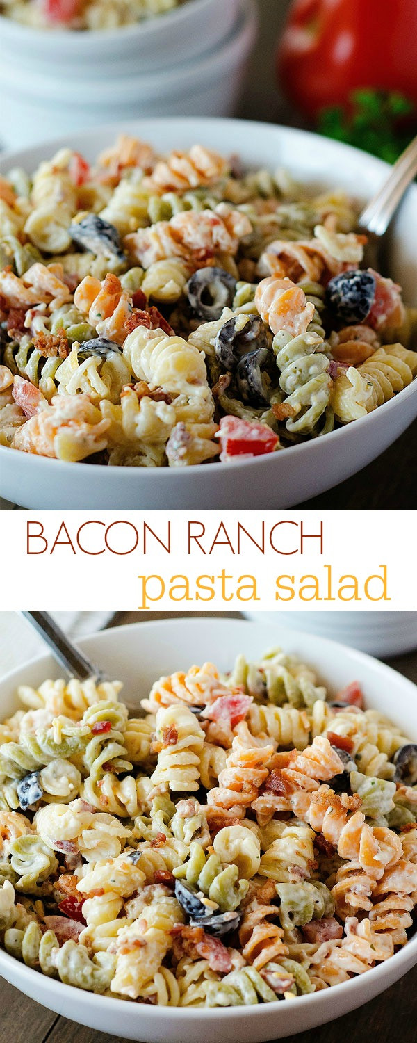 Pasta Salad Ranch
 Bacon Ranch Pasta Salad Life In The Lofthouse