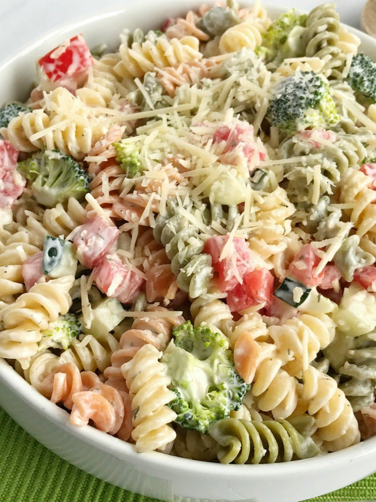 Pasta Salad Recipe Simple
 Ranch Pasta Salad To her as Family