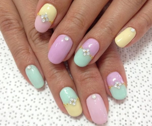 Pastel Colors Nail Designs
 Pastel Nails for Spring 12 Perfect and Pretty
