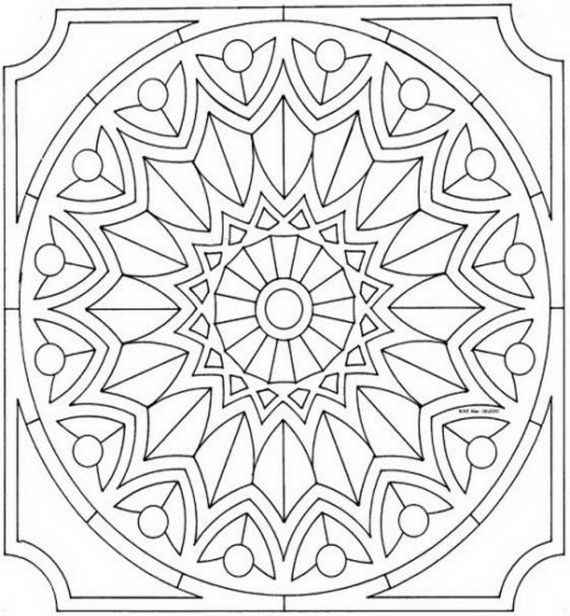 Pattern Coloring Pages For Kids
 527 best line art mandala images on Pinterest