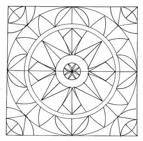 Pattern Coloring Pages For Kids
 Geometric Coloring Pages 5
