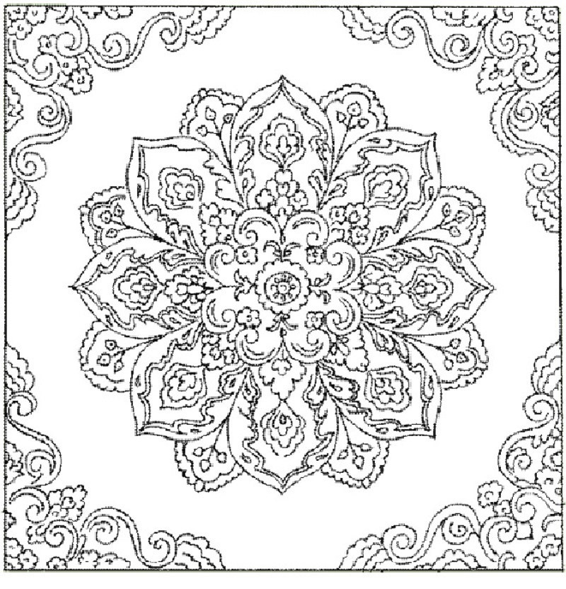 Pattern Coloring Pages For Kids
 Free Printable Abstract Coloring Pages for Adults