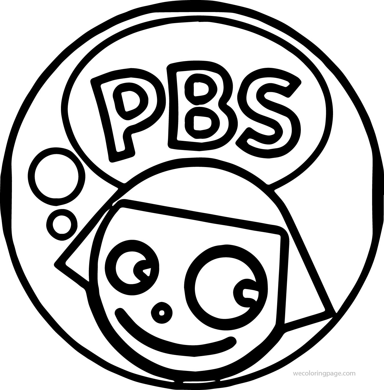 Pbs Kids Coloring Pages
 PBS Kids Dot Girl Circle Coloring Page