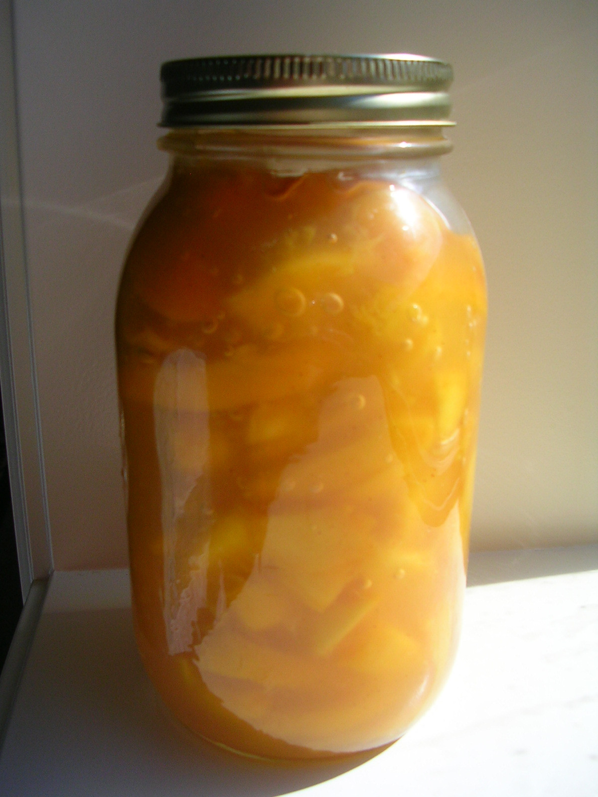 Peach Canning Recipes
 Therapeutic Crafting Peach Pie Filling Canned
