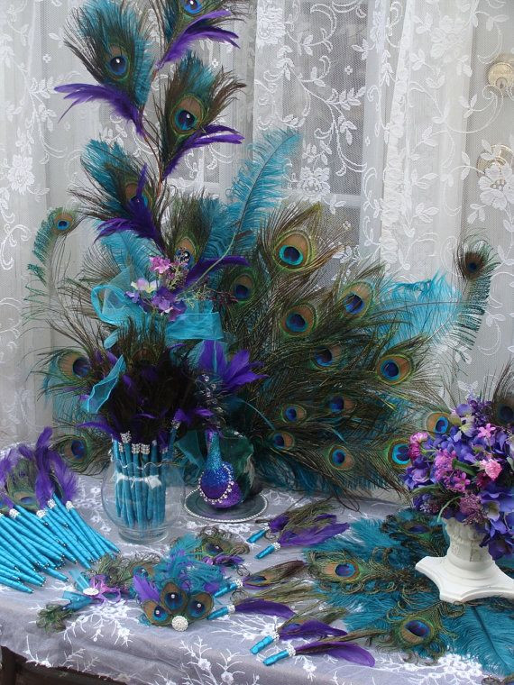 Peacock Birthday Decorations
 28 His Royal Majesty Peacock Decoration in PEACOCK by