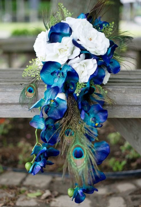Peacock Wedding Decorations For Sale
 Peacock feathers for sale plus pretty bouquet ideas