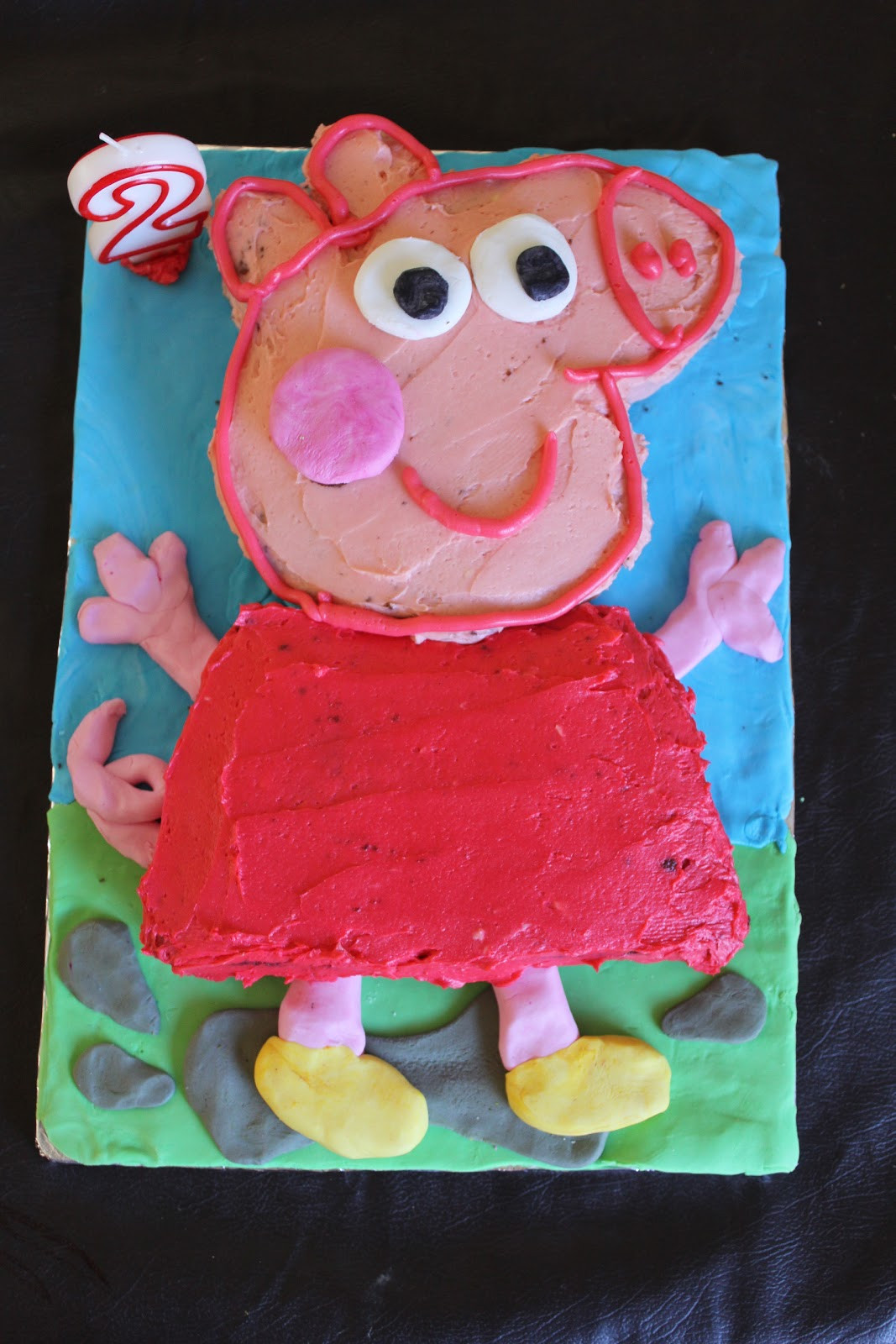 Peppa Pig Birthday Cakes
 justfordaisy Peppa Pig Birthday Cake DIY