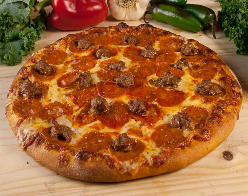 Pepperoni And Sausage Pizza
 pizzace