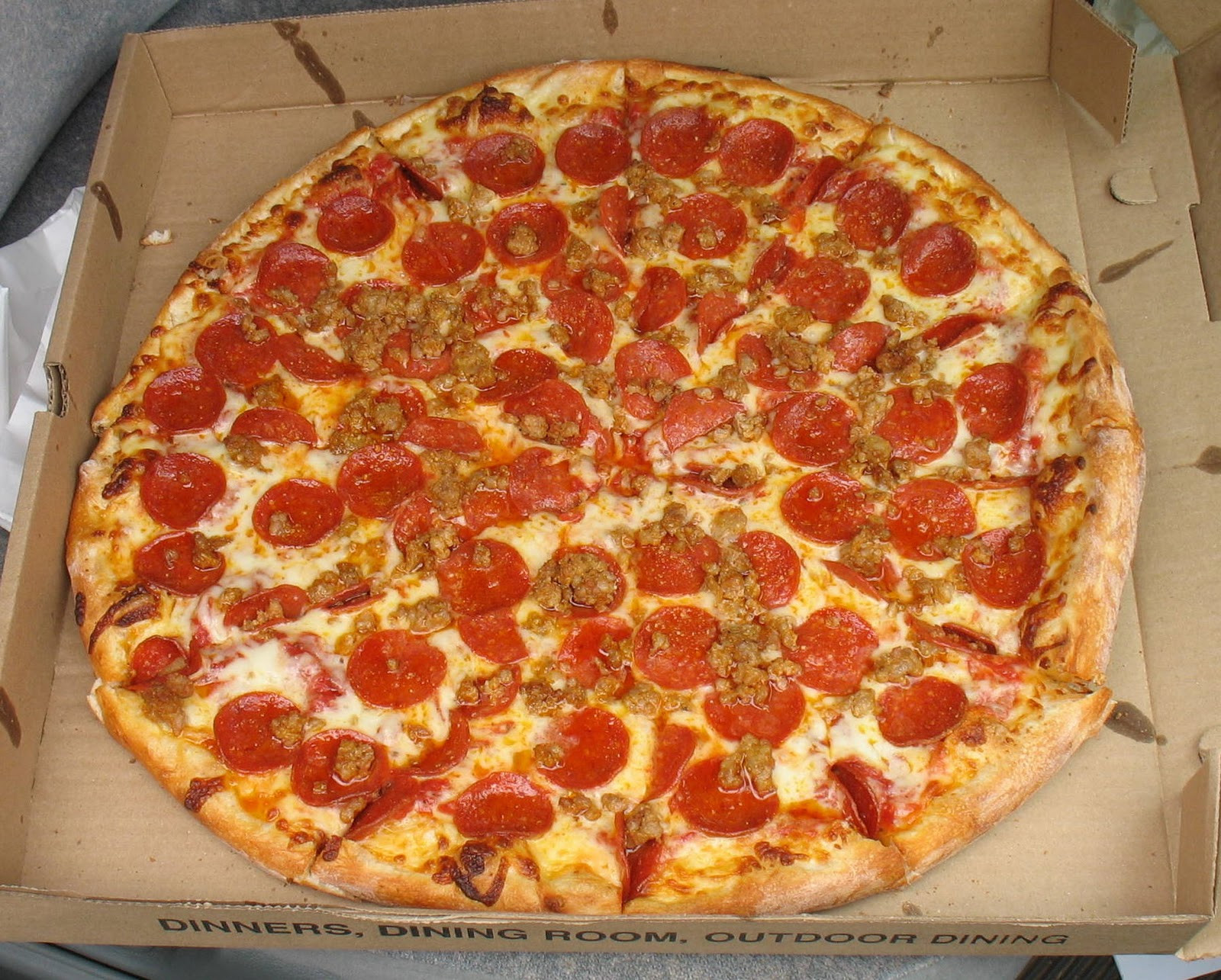 Pepperoni And Sausage Pizza
 The Rochester NY Pizza Blog Krony s Spencerport