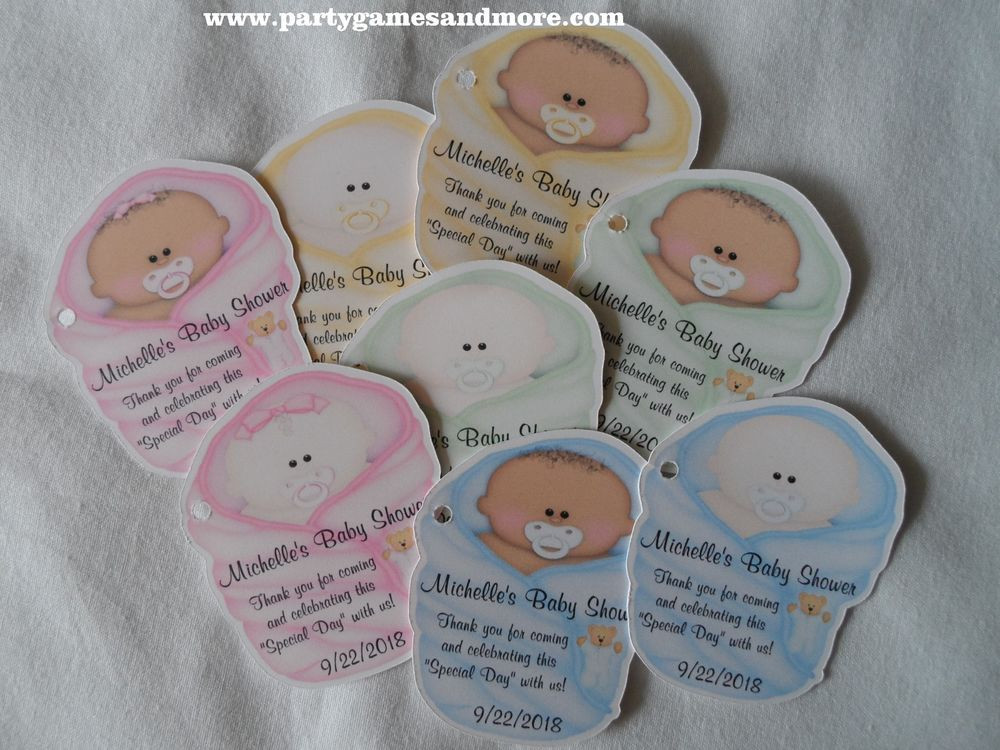 Personalized Baby Shower Party Favor
 UNIQUE PERSONALIZED BABY SHOWER PARTY FAVOR TAGS GIFT