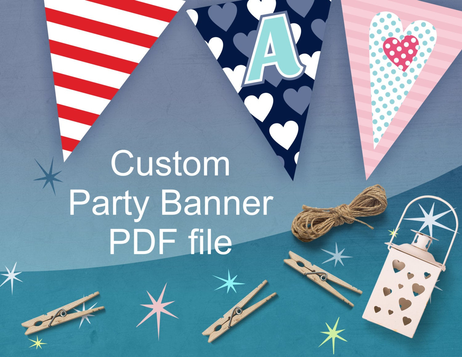 Personalized Birthday Decorations
 Custom Party Banner Personalized Party Decorations for