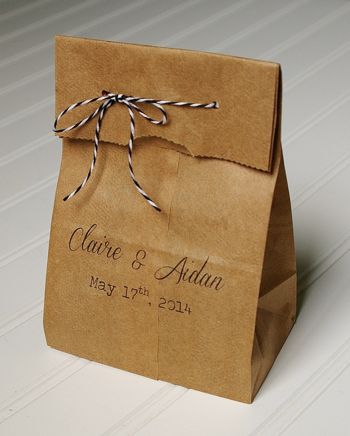Personalized Wedding Favors
 Personalized Wedding Favor Bags Candy Bags Kraft Paper