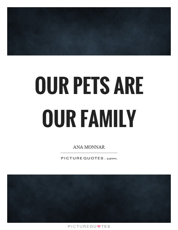 Pets Are Family Quotes
 Ana Monnar Quotes & Sayings 33 Quotations