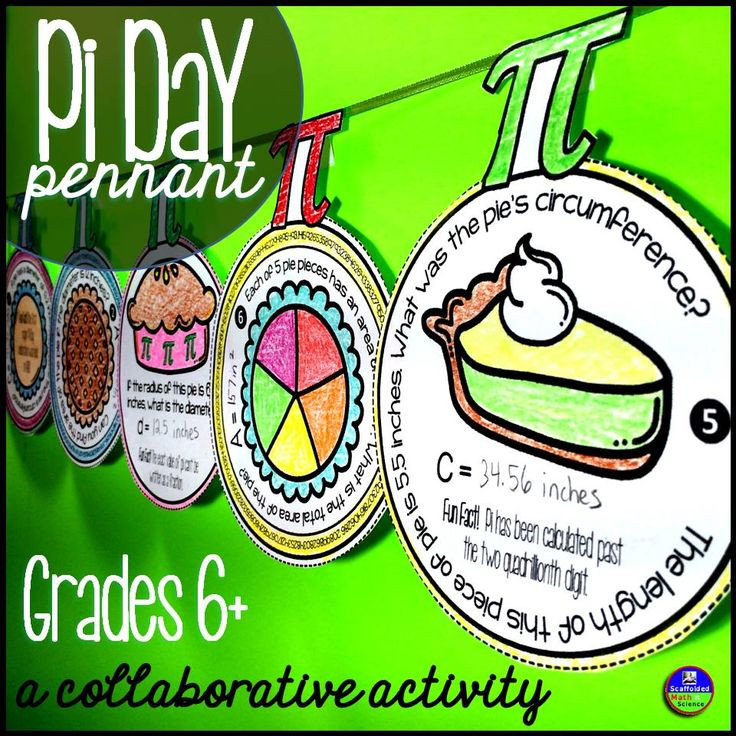 Pi Day Activities For 6th Grade
 17 best Teaching Pi images on Pinterest