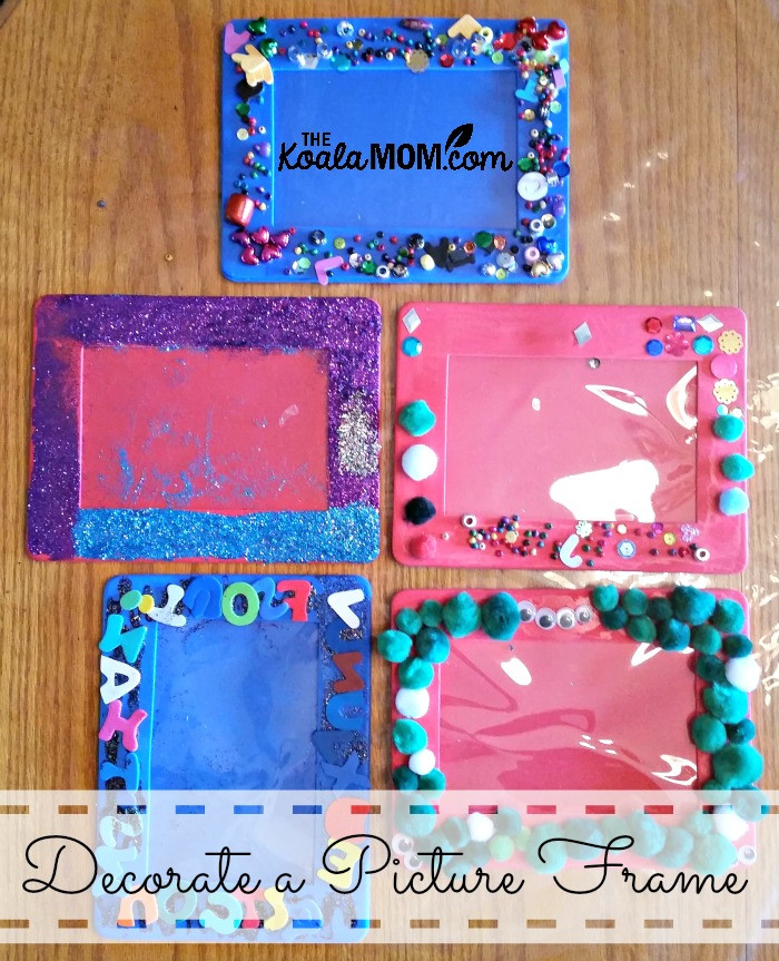 Picture Frame Decorating Craft Ideas
 Decorate a Picture Frame • The Koala Mom
