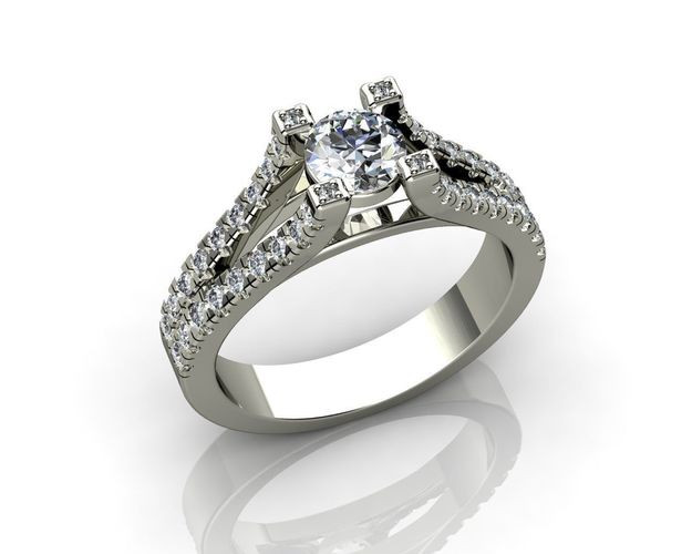Picture Of Wedding Rings
 3D printable model Engagement Rings Wedding Rings
