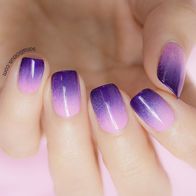 Pink And Purple Nail Designs
 40 Easy Ombre Nail Art Ideas For Girls