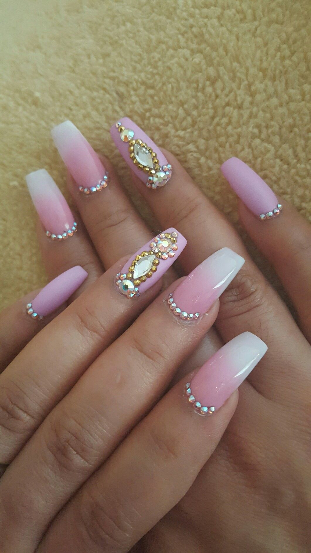 Pink And White Glitter Nails
 100 EPIC Best Ombre Pink And White Nails With Glitter