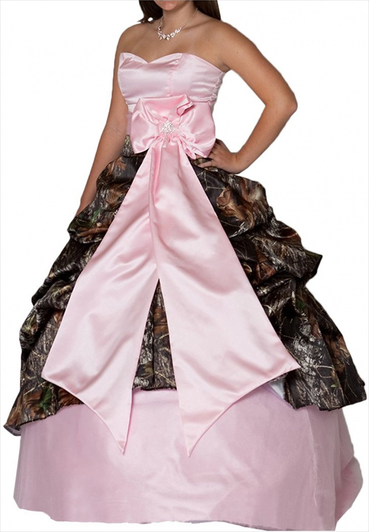 Pink Camo Wedding Dress
 44 Wedding Dress Designs Ideas