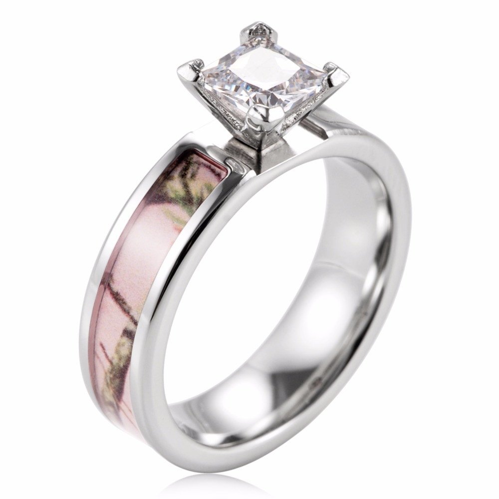 Pink Camo Wedding Ring
 Brilliant pink camo wedding ring sets Matvuk