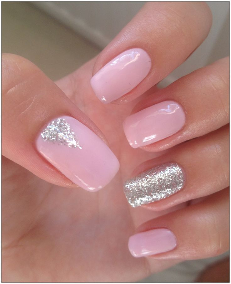 Pink Glitter Gel Nails
 uñas decoradas gel 5 mejores equipos