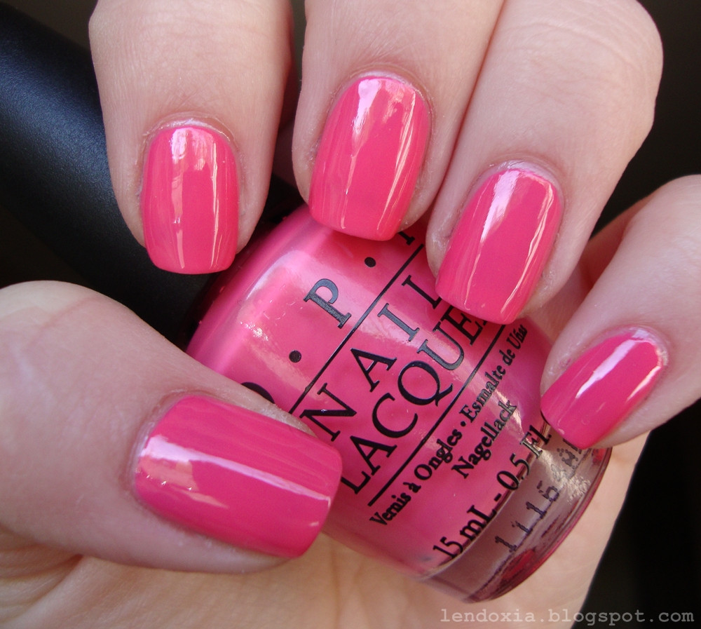 Pink Nail Colors
 Lendoxia OPI Elephantastic pink