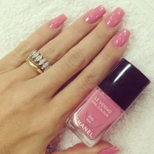 Pink Nail Colors
 Nail polish light pink nails shiny Whereto