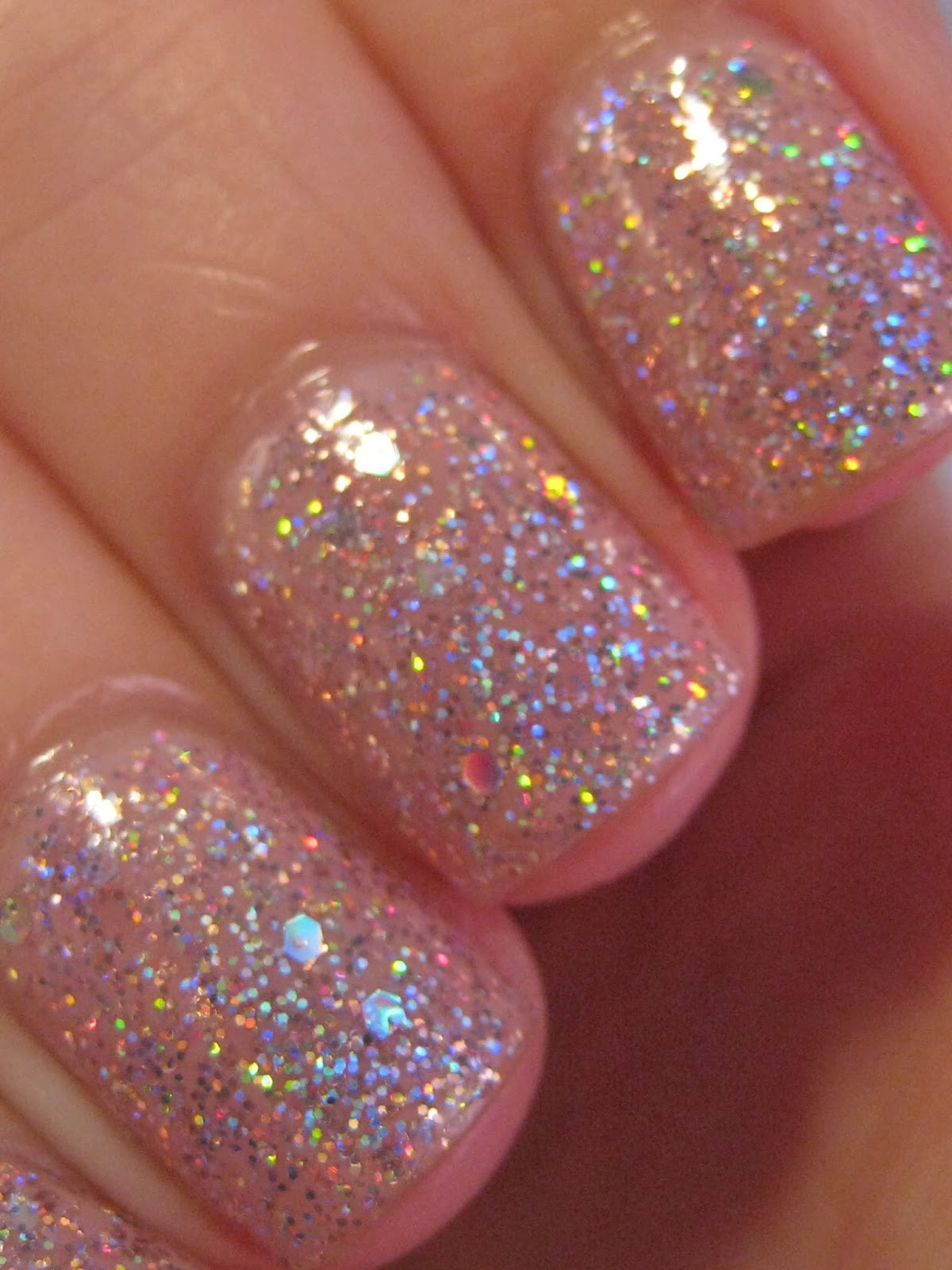 Pink Nails Glitter
 Naily perfect Topshop Adrenaline swatch