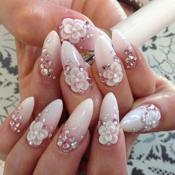 Pink Wedding Nails
 30 Fairy Like Wedding Nails For Your Big Day Wild About