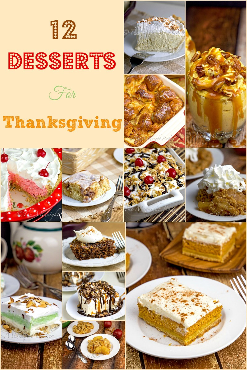 Pinterest Thanksgiving Desserts
 12 Great Thanksgiving Desserts The Midnight Baker