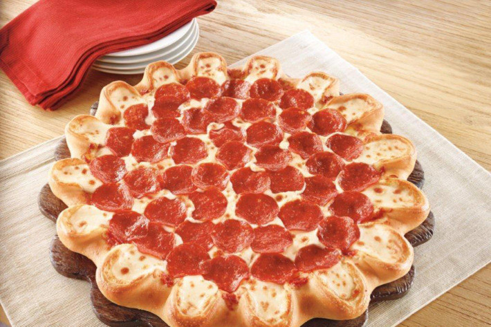Pizza Hut New Crusts
 Pizza Hut Introduces Crust Made Out of Cheese Stuffed