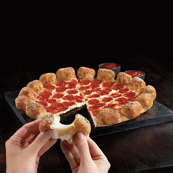Pizza Hut New Crusts
 Pizza Hut Garlic Knot Crusted Pizza Debuts in Time for the