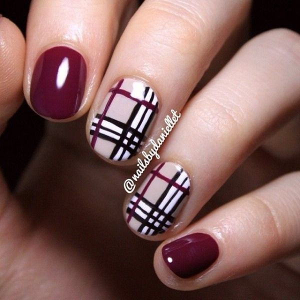 Plaid Nail Art
 39 Awesome Plaid Nail Art Designs for Your Preppy Days