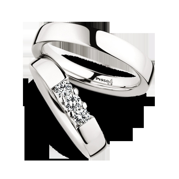Platinum Wedding Bands For Her
 Christian Bauer Gorgeous Platinum Wedding Bands with