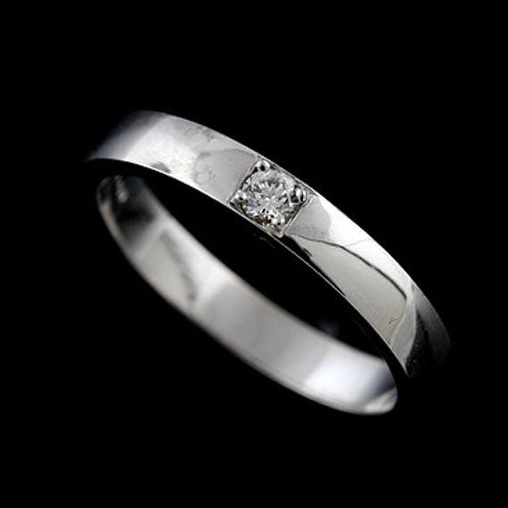 Platinum Wedding Rings For Men
 Men s Diamond Wedding Band 3 5mm Platinum Men s Ring