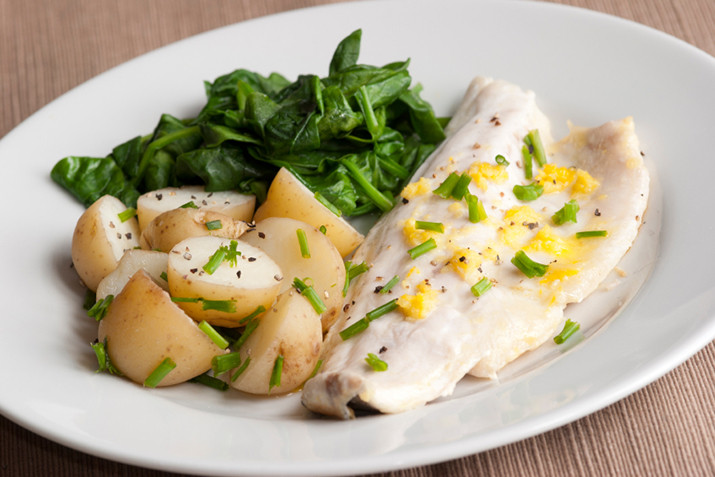 Poached Fish Recipes
 Poached Fish with Corn and Chive Vinaigrette Recipe