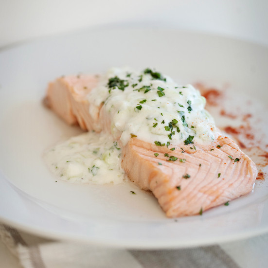 Poached Fish Recipes
 Poached Salmon with Cucumber Raita Recipe Quick From