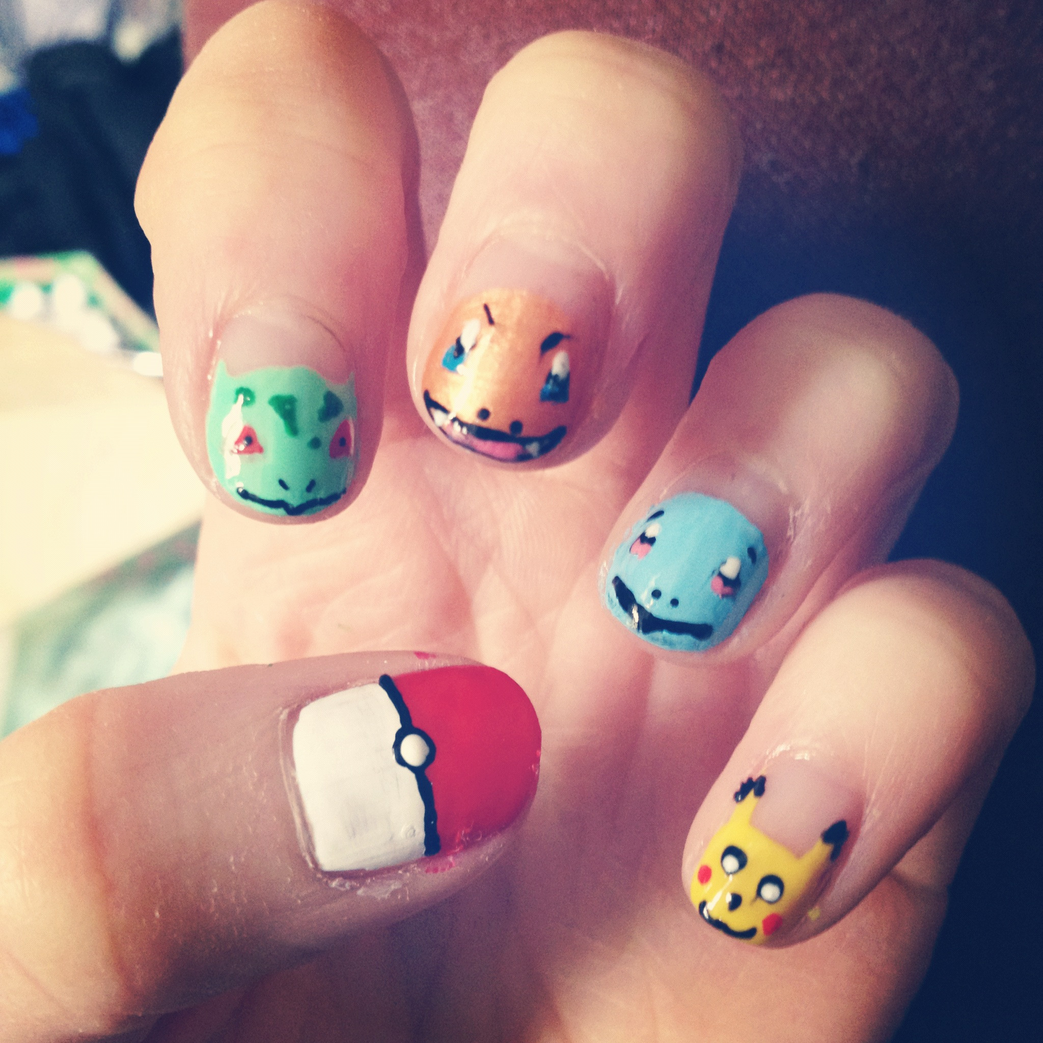 Pokemon Nail Art
 Pokemon nails