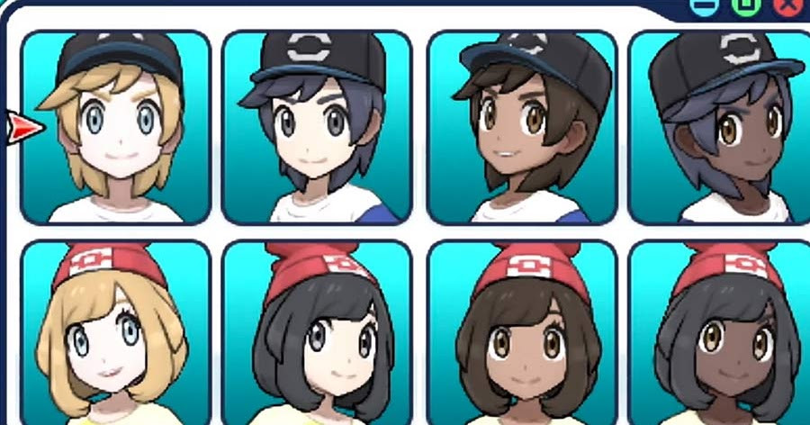 Pokemon Sun And Moon Girl Hairstyles
 Pokémon Sun and Moon Hairstyles