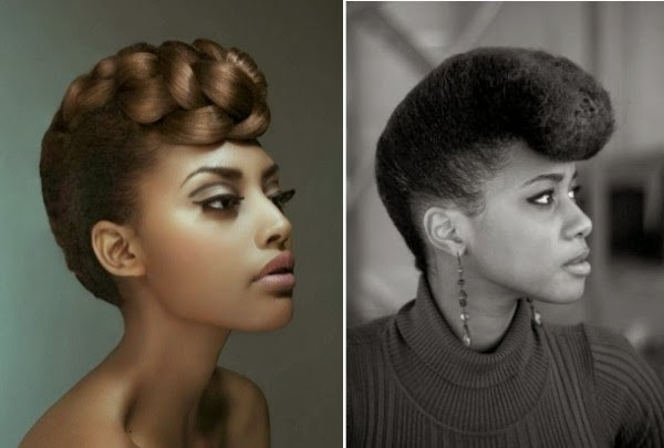 Pompadour Hairstyles For Natural Hair
 7 Pretty Perfect Natural Hairstyles for Black Brides