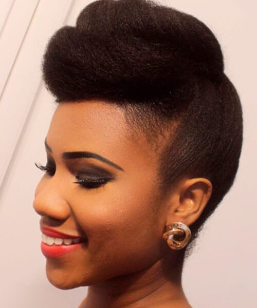 Pompadour Hairstyles For Natural Hair
 Natural hairstyles for African American women and girls