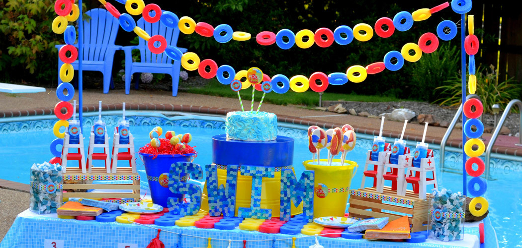 Pool Bday Party Ideas
 Pool Party Birthday Theme