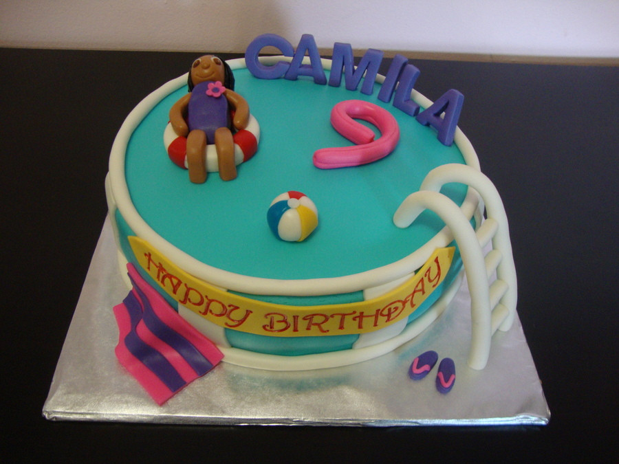 Pool Party Birthday Cakes
 Pool Party Cake CakeCentral