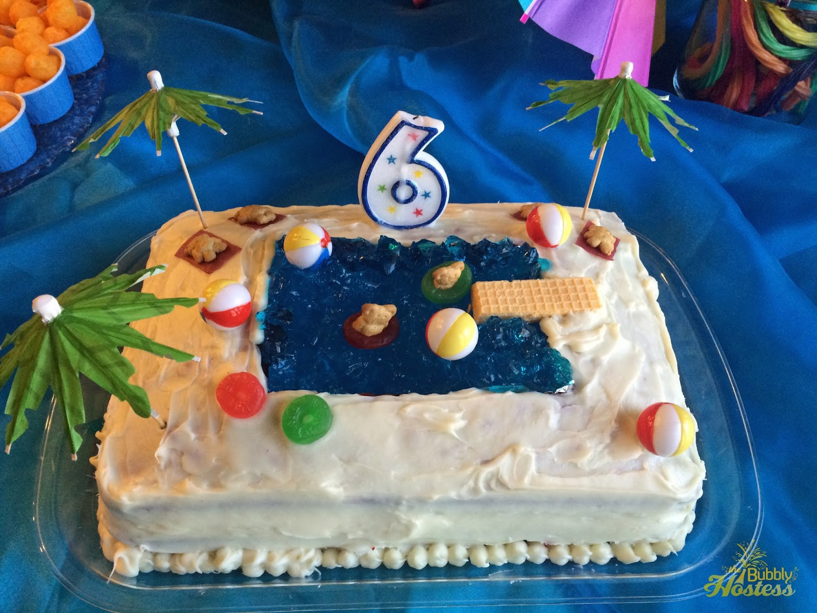 Pool Party Birthday Cakes
 The Bubbly Hostess Birthday Pool Party